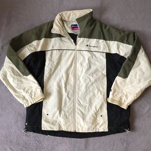 Champion Vintage Lightweight Jacket Beige Green